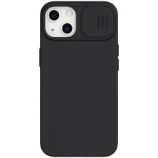 NILLKIN iPhone 13 Pro - NILLKIN MagSafe CamShield Silky Liquid Skal - Svart
