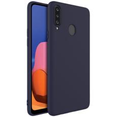 IMAK Samsung Galaxy A20s - IMAK Matt TPU Skal - Bl&aring;