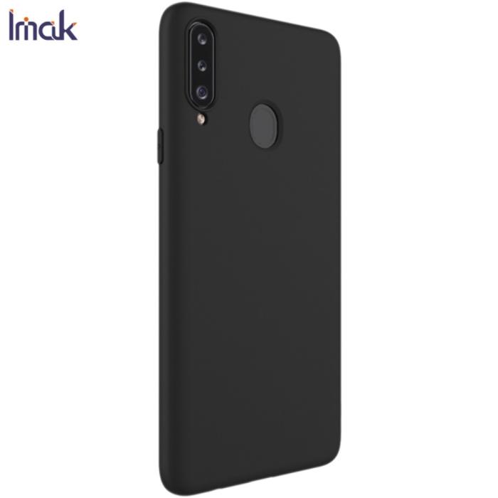 Bild 3, IMAK Samsung Galaxy A20s - IMAK Matt TPU Skal - Svart