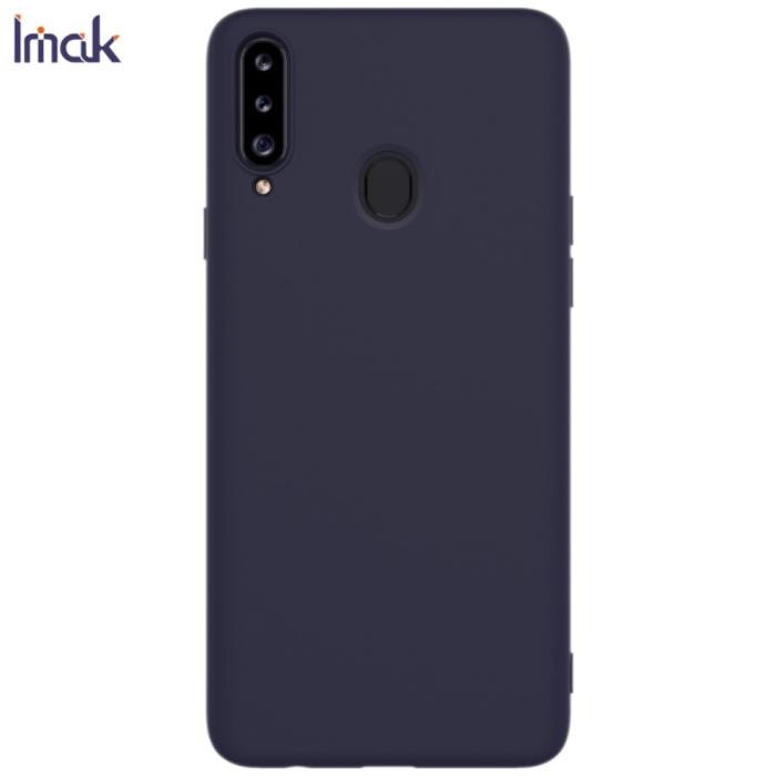 Bild 5, IMAK Samsung Galaxy A20s - IMAK Matt TPU Skal - Blå