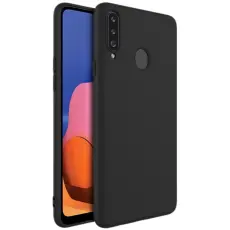 IMAK Samsung Galaxy A20s - IMAK Matt TPU Skal - Svart
