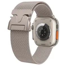  Apple Watch 42/44/45/46/49 mm Armband Milanese Titanium