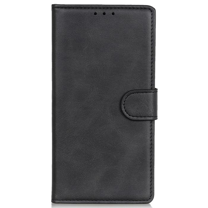 Bild 2,  Samsung Galaxy A03 Fodral Solid Läder Svart