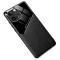  iPhone 16 Pro Max Skal Med Inbyggd Magnetplatta Läder Svart