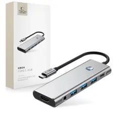 Tech-Protect Tech-Protect 9in1 USB-C Hub - USB-C/USB-A/HDMI/SD/TF/AV3.5