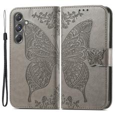  Samsung Galaxy A15 5G Fodral Big Butterfly Gr&aring;