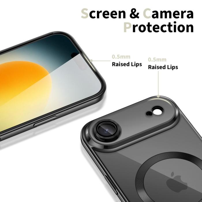 Bild 3, Tech-Protect Tech-Protect iPhone Air Skal MagSafe MagFlex Shiny Black