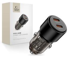 Tech-Protect Tech-Protect 100W PD USB-C / USB-A Billaddare Svart