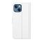  iPhone 13 Mini Fodral Litchi Läder Vit