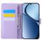  Samsung Galaxy A07 Fodral Med Tryck Blommor Lila