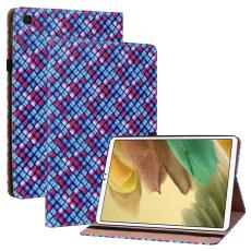  Samsung Galaxy Tab A7 Lite (2021) Fodral V&auml;vd Textur Bl&aring;/Rosa