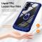  Samsung Galaxy S24 Plus Skal Shockproof Ring Hybrid Blå