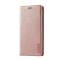 LC.IMEEKE LC.IMEEKE iPhone 14 Pro Fodral Flip Läder Roséguld