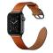  Äkta Läder Armband Apple Watch 42/41/40/38 mm - Brun
