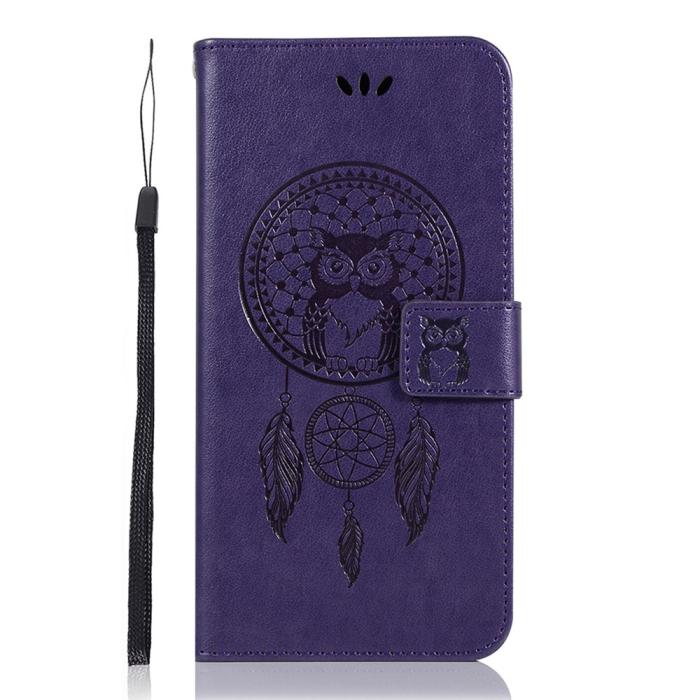 Bild 2,  Samsung Galaxy S22 Plus Fodral Owl Dreamcatcher Lila
