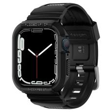 Spigen Spigen Apple Watch 44/45 mm Skal/Armband Rugged Armor 'Pro' Svart