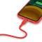 BASEUS BASEUS 1.2m Lightning Kabel 2.4A - Röd