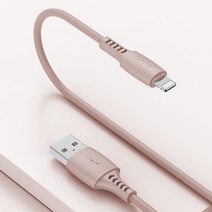 Bild 4, BASEUS BASEUS 1.2m Lightning Kabel 2.4A - Rosa