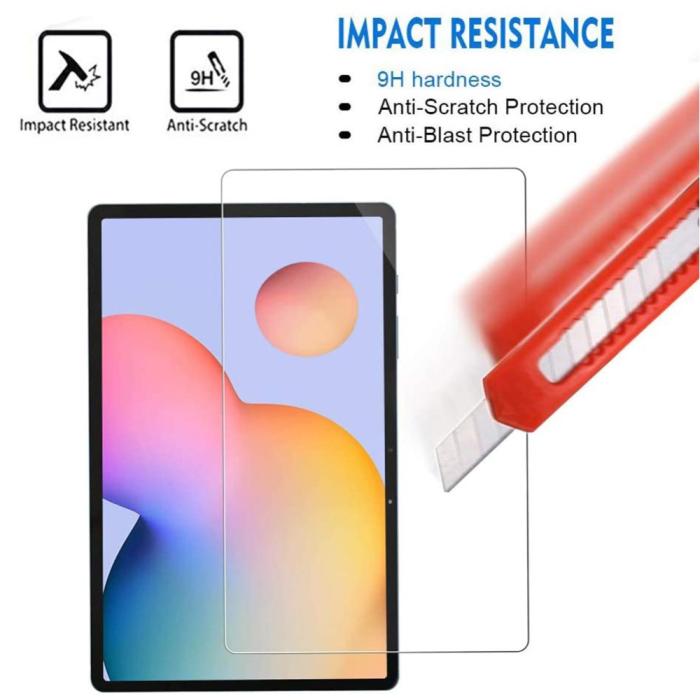 Bild 5,  Samsung Galaxy Tab S10 Plus/S9 Plus/S8 Plus/S7 Plus/S7 FE Skärmskydd Härdat Glas