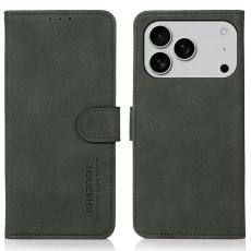 KHAZNEH KHAZNEH iPhone 17 Pro Fodral L&auml;der Gr&ouml;n