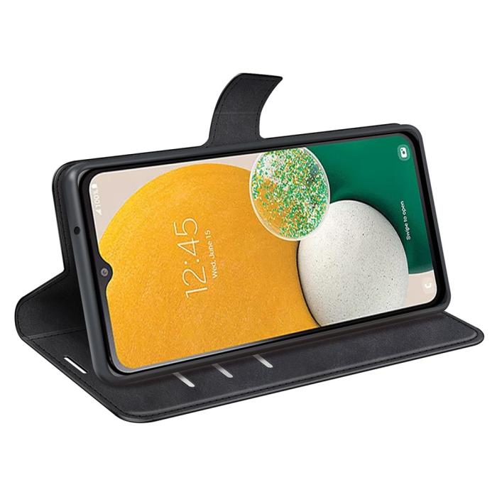 Bild 3,  Samsung Galaxy A14 4G/5G Fodral Läder Svart