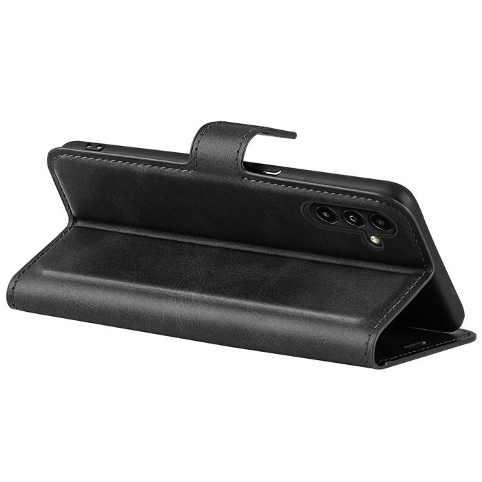 Bild 4,  Samsung Galaxy A14 4G/5G Fodral Läder Svart