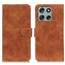 KHAZNEH KHAZNEH Motorola Moto G56 5G Fodral L&auml;der Brun