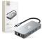 Tech-Protect Tech-Protect 9in1 USB-C Hub - USB-C/USB 3.0/2.0/HDMI/SD/TF/RJ45