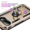  Google Pixel 9a Skal Shockproof Hybrid Ring Guld