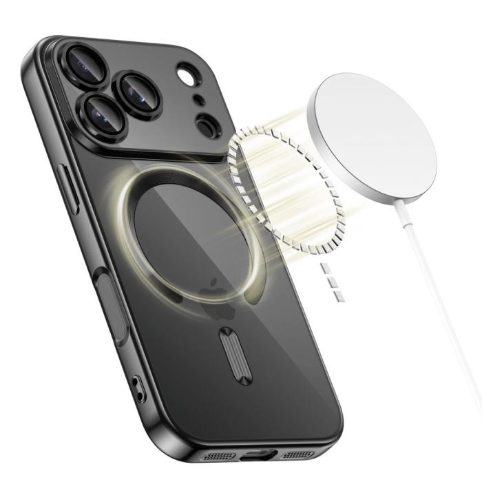 Bild 2, Tech-Protect Tech-Protect iPhone 17 Pro Max Skal MagSafe MagFlex Shiny Black