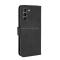  Samsung Galaxy S21 FE Fodral Skin Touch Läder Svart