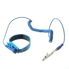  1m Antistatiskt ESD Armband Justerbart Bl&aring;