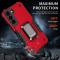  Samsung Galaxy S23 Skal Shockproof Ring Hybrid Roséguld