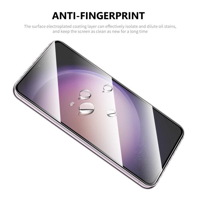 Bild 3,  2-Pack Samsung Galaxy S24 FE/A55 Heltäckande Skärmskydd i Härdat Glas