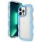  iPhone 15 Pro Max Skal Wavy Hybrid Transparent/Blå