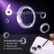 NORTHJO NORTHJO iPhone 15/15 Plus/14/14 Plus Linsskydd Strass 3-PACK Lila