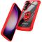  Samsung Galaxy S24 Plus Skal Shockproof Ring Hybrid Röd