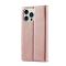 LC.IMEEKE LC.IMEEKE iPhone 14 Pro Fodral Flip Läder Roséguld
