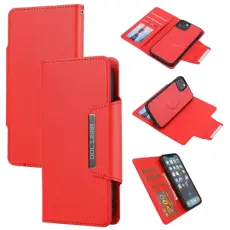  iPhone 14 2in1 Magnet Fodral / Skal R&ouml;d
