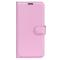  Sony Xperia 1 VI Fodral Litchi Läder Ljus Rosa