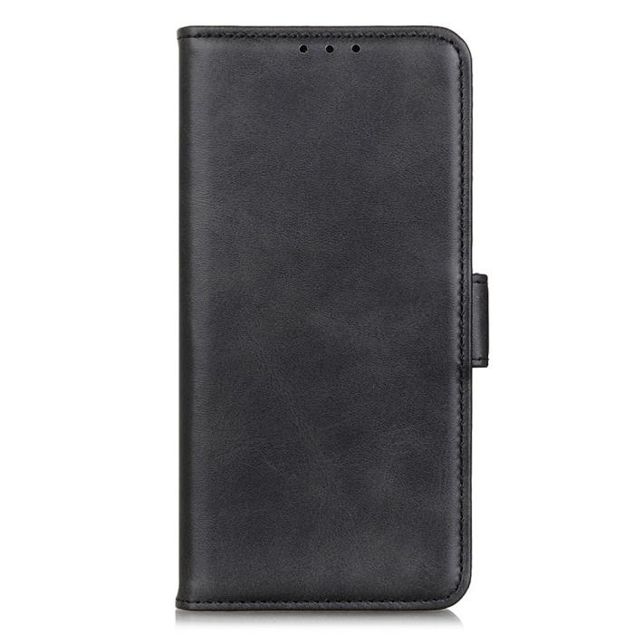 Bild 4,  Google Pixel 7A Fodral Flip Split Läder Svart