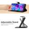  OnePlus 15 Fodral Läder Rhombus Svart