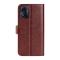  Motorola Moto E13 Fodral Crazy Horse Läder Brun