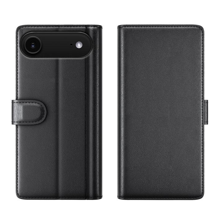 Bild 5,  iPhone Air Fodral Premium Äkta Läder Svart