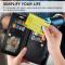  Galaxy S23 Ultra Fodral Multifunktionell Med Frontficka Svart
