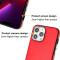  iPhone 15 Pro Skal Läderbelagt Röd