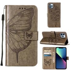  iPhone 15 Pro Fodral Med Fj&auml;ril Tryck Gr&aring;