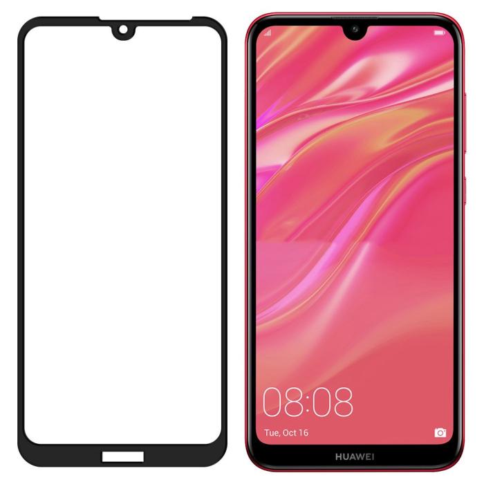 Bild 2,  Huawei Y6/Y6s (2019) - Heltäckande Härdat Glas
