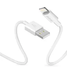 DUDAO Dudao 1m Lightning Kabel Snabbladdning - Vit