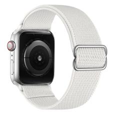  Nylon Armband Justerbart Apple Watch 42/44/45/46/49 mm Vit
